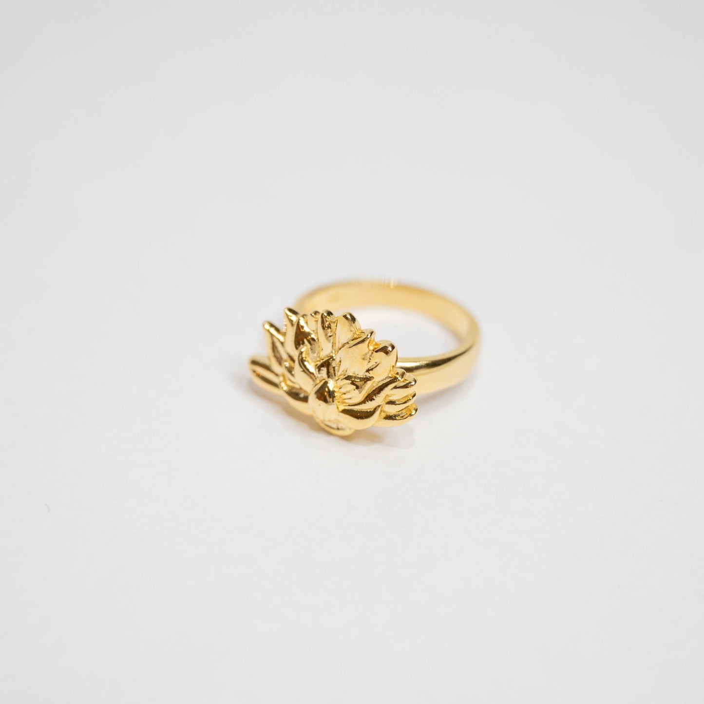 Gold Lotus Ring